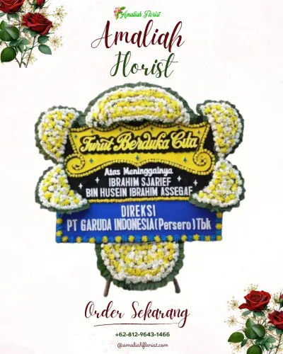 Papan Bunga Duka di Kajen
